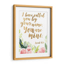 Palabras De Gracia Floral I - Studio W | Cuadro decorativo de Canvas Lab