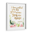 Palabras De Gracia Floral I - Studio W | Cuadro decorativo de Canvas Lab