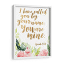 Palabras De Gracia Floral I - Studio W | Cuadro decorativo de Canvas Lab