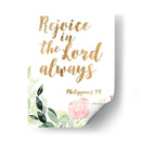 Palabras De Gracia Floral Ii - Studio W | Cuadro decorativo de Canvas Lab