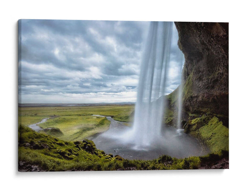 Detrás De Seljalandfoss - Danny Head | Cuadro decorativo de Canvas Lab