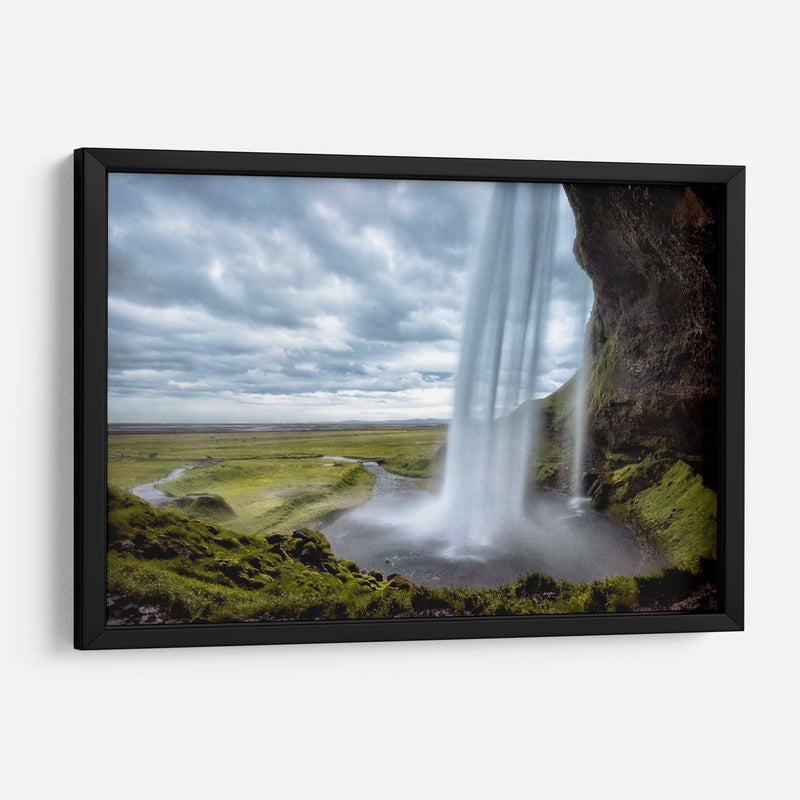 Detrás De Seljalandfoss - Danny Head | Cuadro decorativo de Canvas Lab