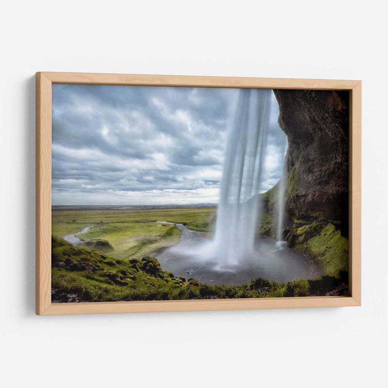 Detrás De Seljalandfoss - Danny Head | Cuadro decorativo de Canvas Lab