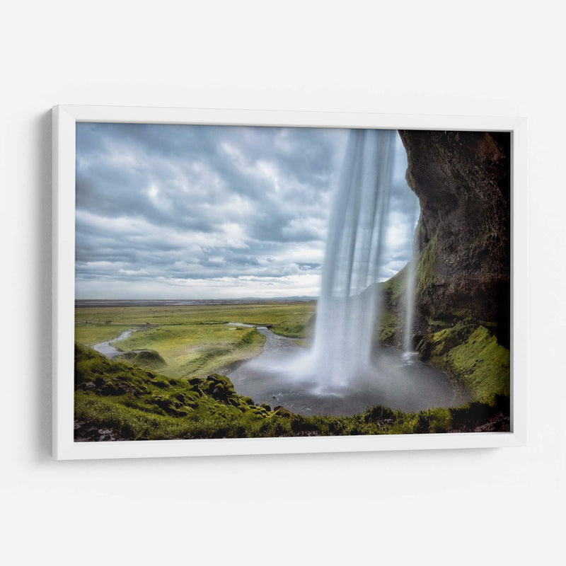 Detrás De Seljalandfoss - Danny Head | Cuadro decorativo de Canvas Lab