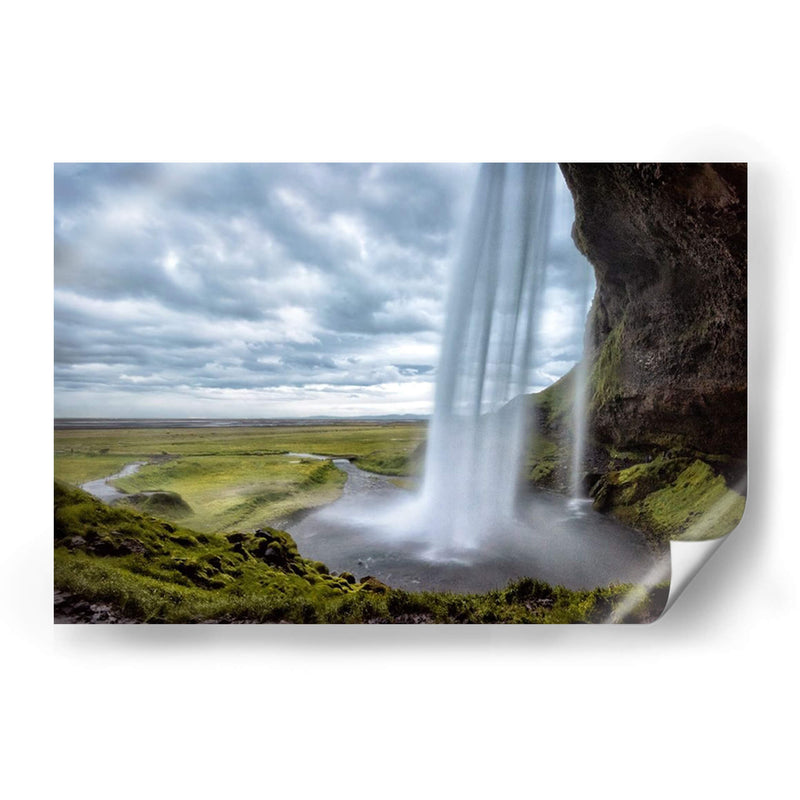 Detrás De Seljalandfoss - Danny Head | Cuadro decorativo de Canvas Lab