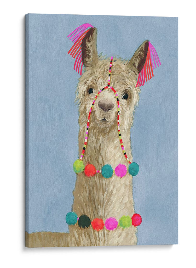 Llama Adornada Iii - Victoria Borges | Cuadro decorativo de Canvas Lab