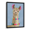 Llama Adornada Iii - Victoria Borges | Cuadro decorativo de Canvas Lab