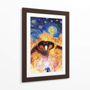 You Shall Not Pass in This Starry Night | Cuadro decorativo de Canvas Lab