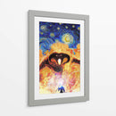 You Shall Not Pass in This Starry Night | Cuadro decorativo de Canvas Lab