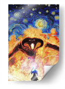 You Shall Not Pass in This Starry Night | Cuadro decorativo de Canvas Lab