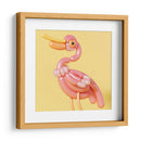 Pájaro rosa de globo | Cuadro decorativo de Canvas Lab