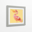Pájaro rosa de globo | Cuadro decorativo de Canvas Lab