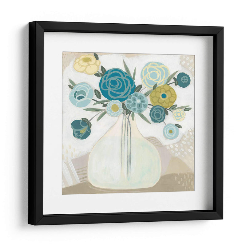 Bohemian Blue Bouquet Ii - June Erica Vess | Cuadro decorativo de Canvas Lab