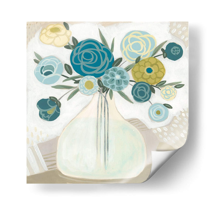 Bohemian Blue Bouquet Ii - June Erica Vess | Cuadro decorativo de Canvas Lab