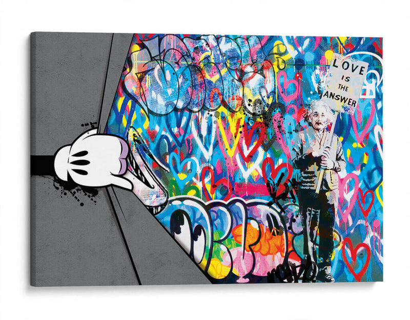 Cartoon Hand - David Aste | Cuadro decorativo de Canvas Lab