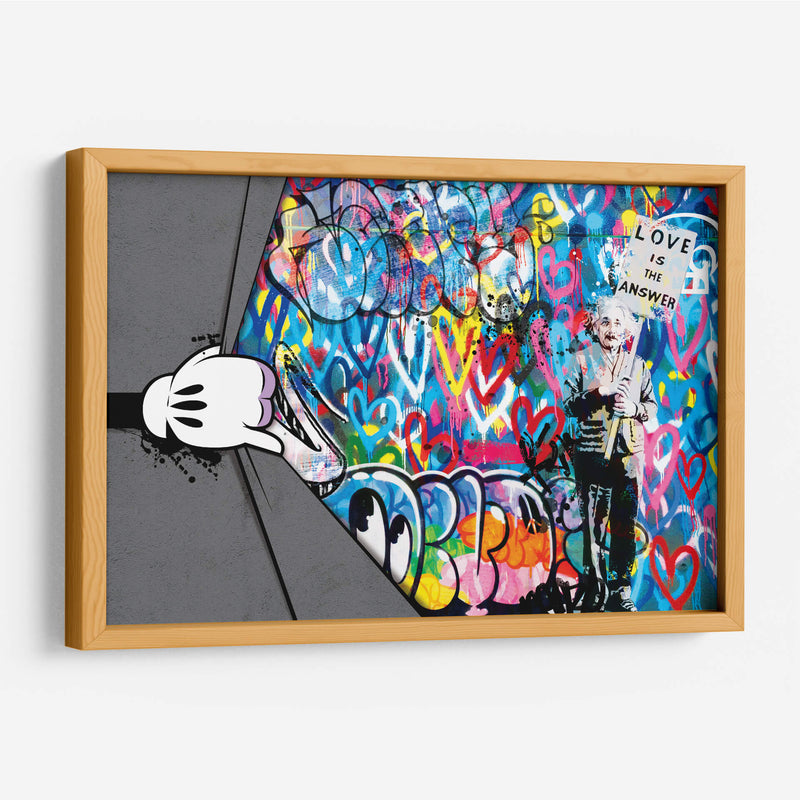 Cartoon Hand - David Aste | Cuadro decorativo de Canvas Lab