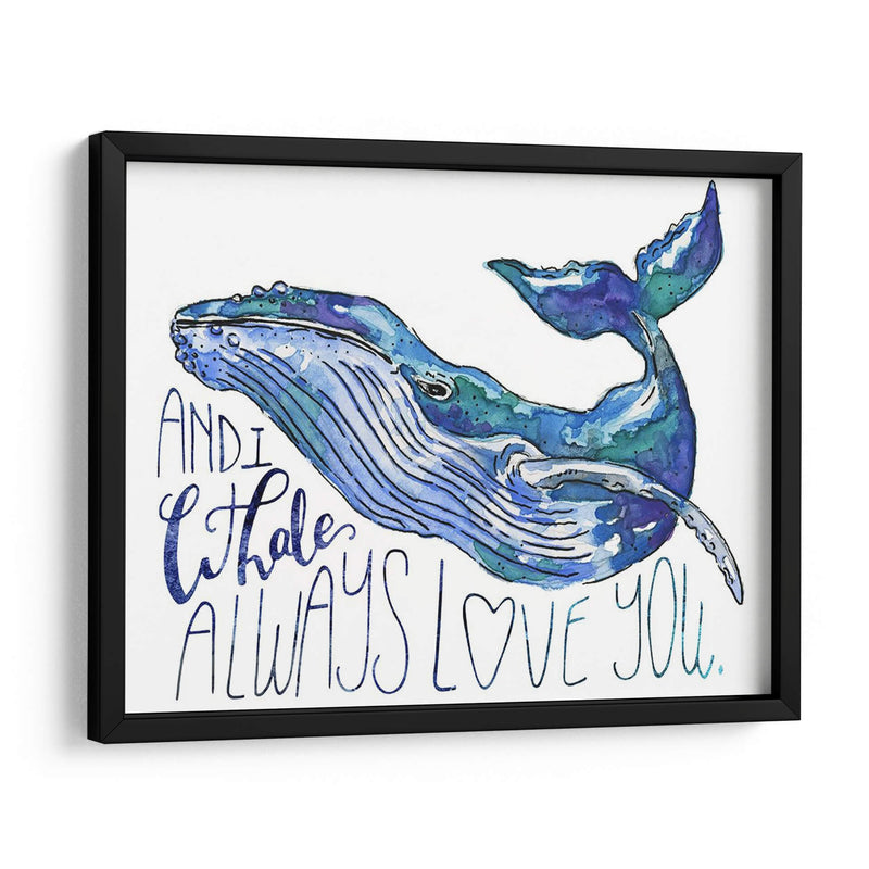 Ballena Amor I - Catherine McGuire | Cuadro decorativo de Canvas Lab