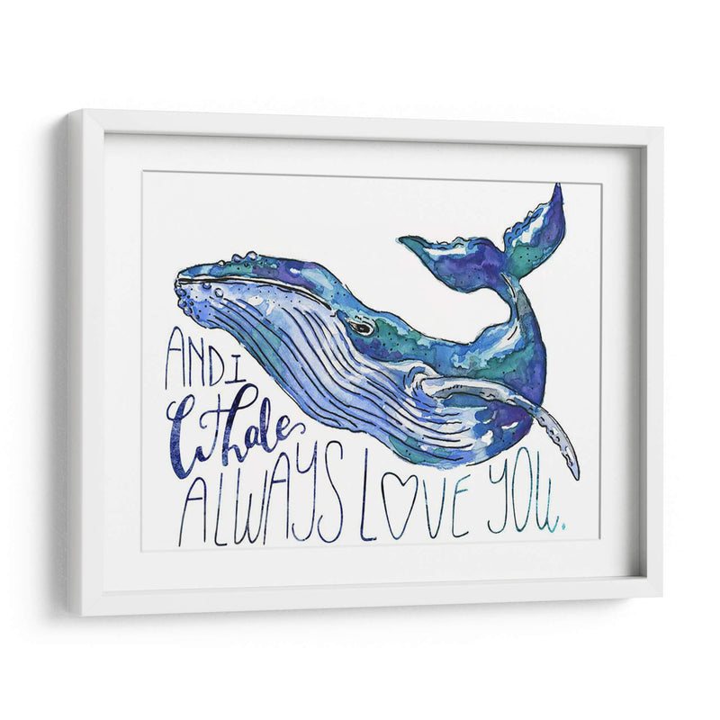 Ballena Amor I - Catherine McGuire | Cuadro decorativo de Canvas Lab