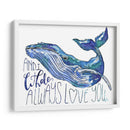Ballena Amor I - Catherine McGuire | Cuadro decorativo de Canvas Lab