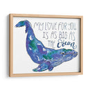 Ballena Amor Ii - Catherine McGuire | Cuadro decorativo de Canvas Lab