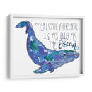 Ballena Amor Ii - Catherine McGuire | Cuadro decorativo de Canvas Lab
