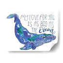 Ballena Amor Ii - Catherine McGuire | Cuadro decorativo de Canvas Lab