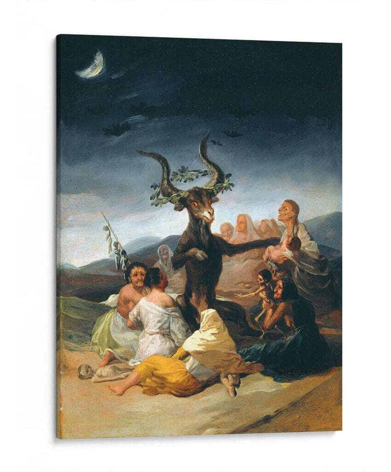 El aquelarre - Francisco de Goya | Cuadro decorativo de Canvas Lab