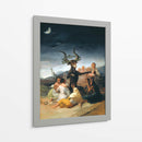 El aquelarre - Francisco de Goya | Cuadro decorativo de Canvas Lab