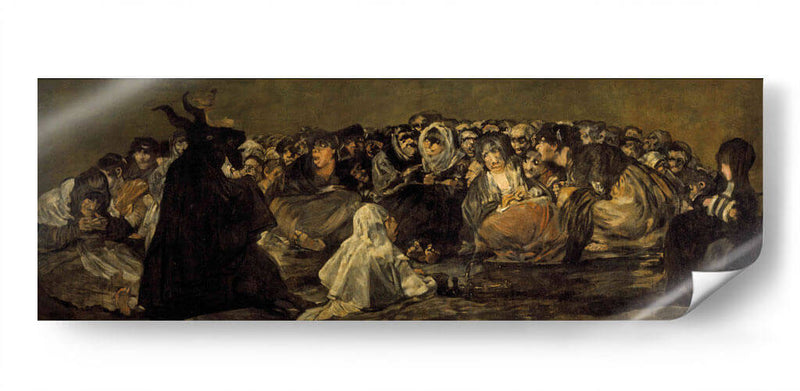 El aquelarre (o el gran cabrón) - Francisco de Goya | Cuadro decorativo de Canvas Lab