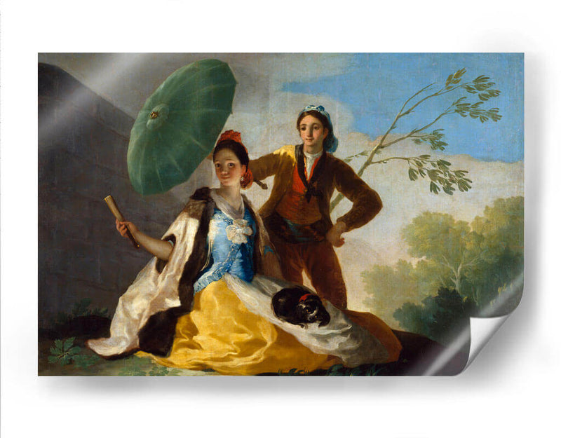 El quitasol - Francisco de Goya | Cuadro decorativo de Canvas Lab