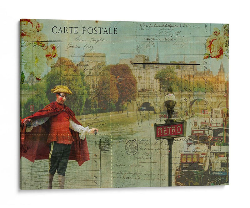 Tarjetas Postales De Paris Vii - Sandy Lloyd | Cuadro decorativo de Canvas Lab