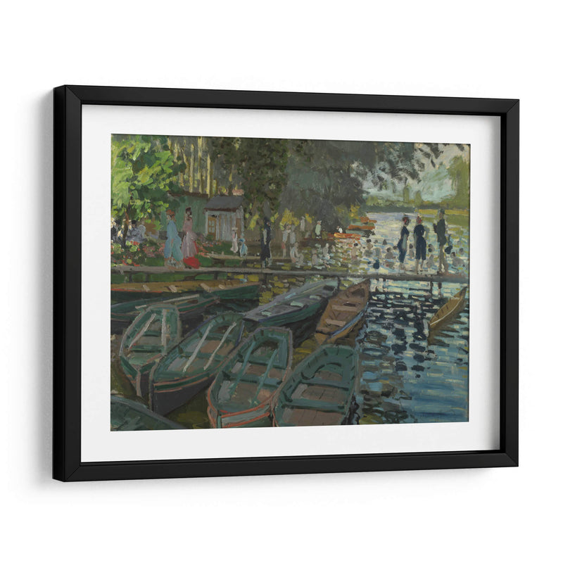 Baños de La Grenouillère - Claude Monet | Cuadro decorativo de Canvas Lab