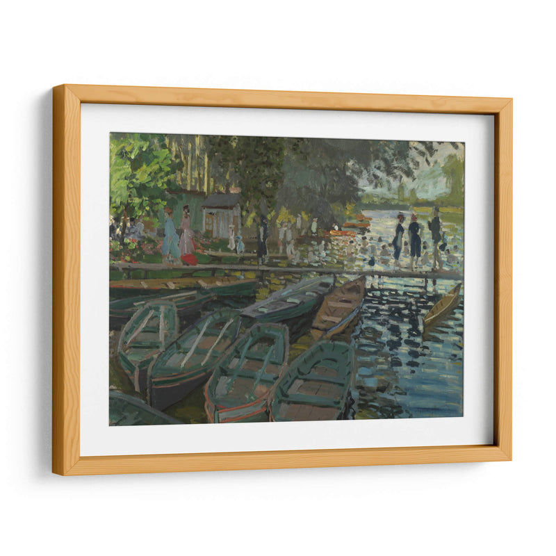 Baños de La Grenouillère - Claude Monet | Cuadro decorativo de Canvas Lab