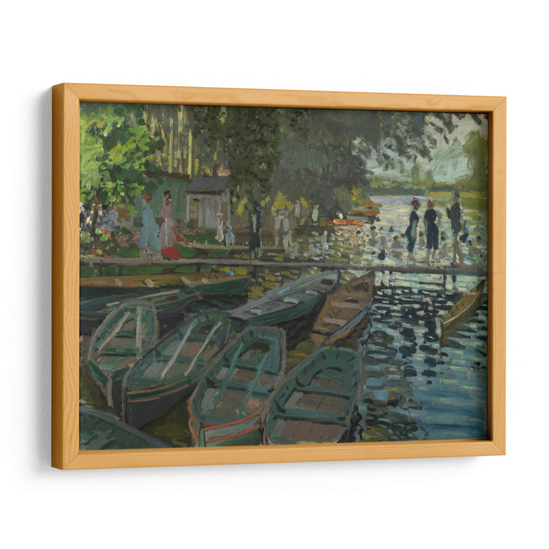 Baños de La Grenouillère - Claude Monet | Cuadro decorativo de Canvas Lab