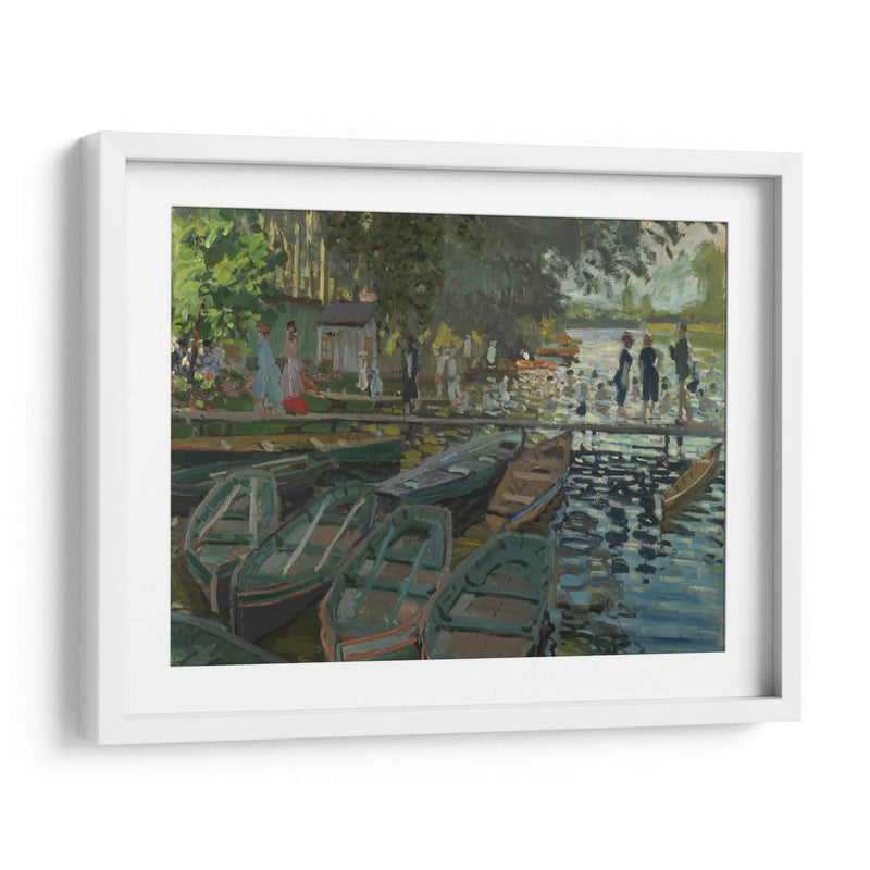 Baños de La Grenouillère - Claude Monet | Cuadro decorativo de Canvas Lab