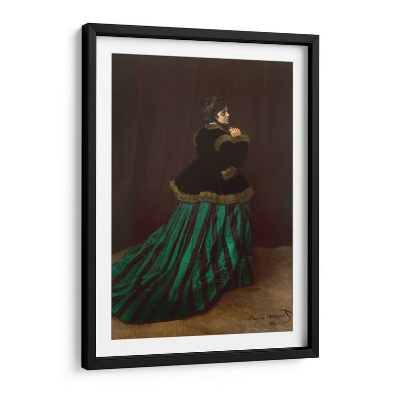 Camille con traje verde - Claude Monet | Cuadro decorativo de Canvas Lab