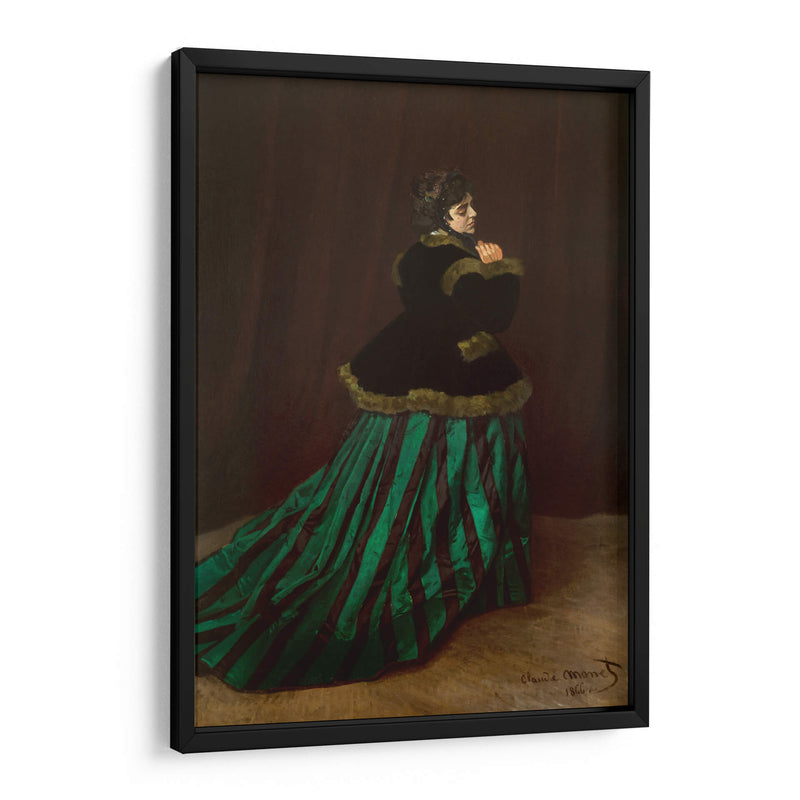 Camille con traje verde - Claude Monet | Cuadro decorativo de Canvas Lab