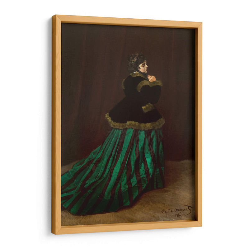 Camille con traje verde - Claude Monet | Cuadro decorativo de Canvas Lab