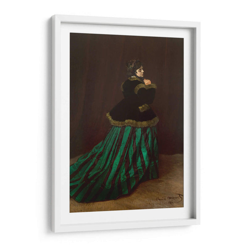 Camille con traje verde - Claude Monet | Cuadro decorativo de Canvas Lab