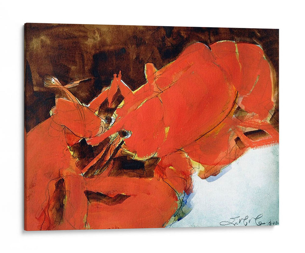 Langosta Abstracta Ii - Erin McGee Ferrell | Cuadro decorativo de Canvas Lab