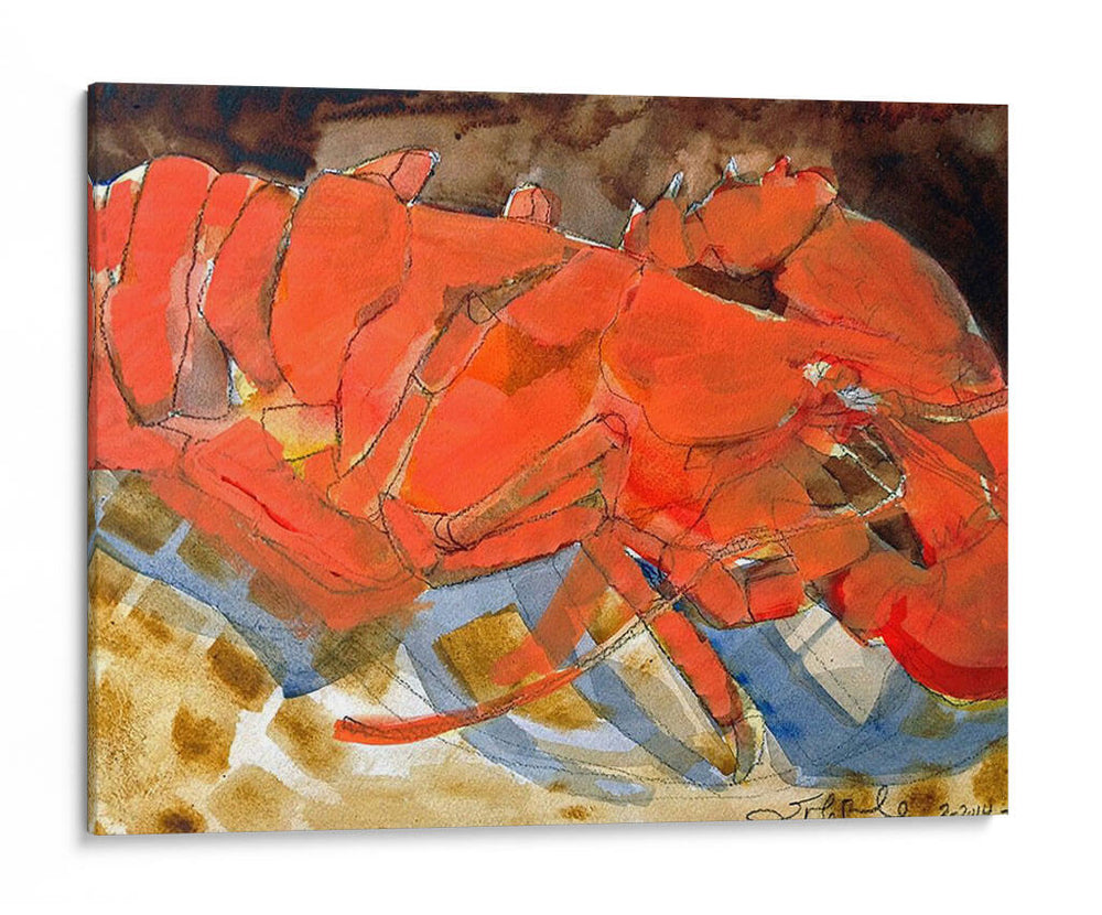 Langosta Abstracta Iii - Erin McGee Ferrell | Cuadro decorativo de Canvas Lab