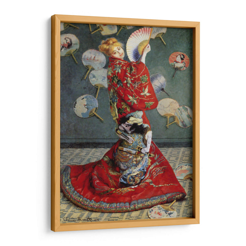 Camille Monet con traje japonés - Claude Monet | Cuadro decorativo de Canvas Lab