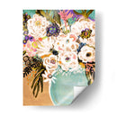 Flores De Verano En Un Jarrón I - Karen Fields | Cuadro decorativo de Canvas Lab