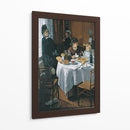 El almuerzo - Claude Monet | Cuadro decorativo de Canvas Lab