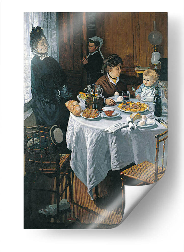 El almuerzo - Claude Monet | Cuadro decorativo de Canvas Lab