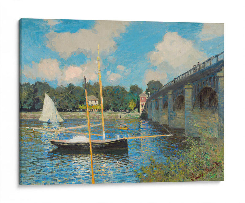El puente de Argenteuil - Claude Monet | Cuadro decorativo de Canvas Lab
