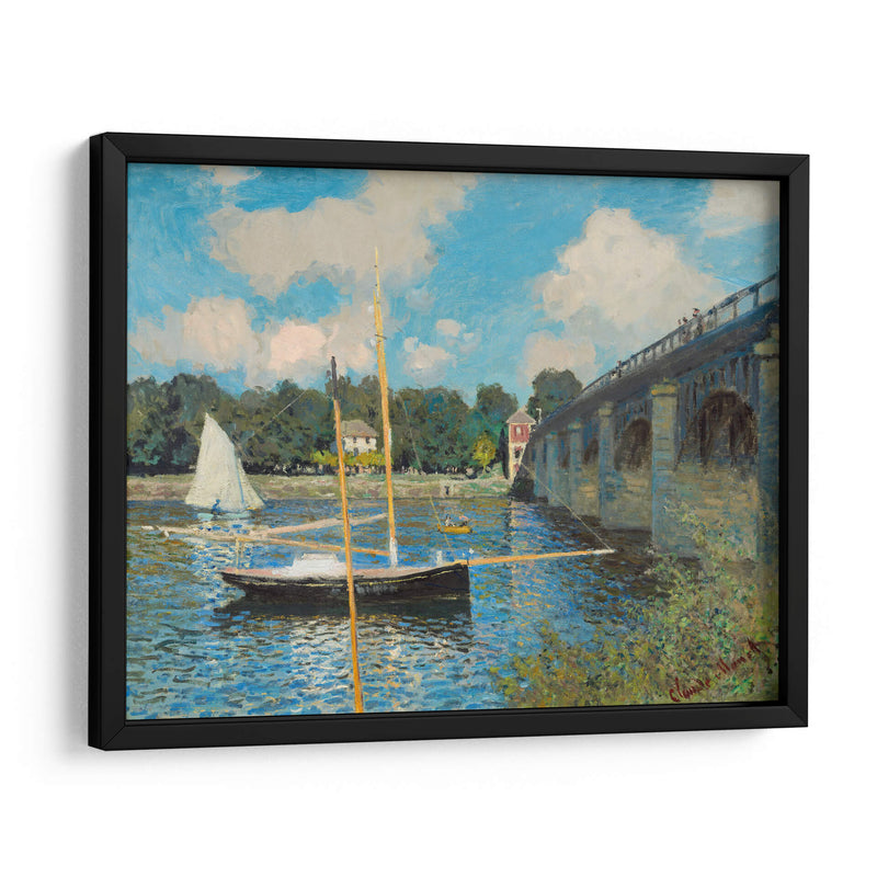 El puente de Argenteuil - Claude Monet | Cuadro decorativo de Canvas Lab