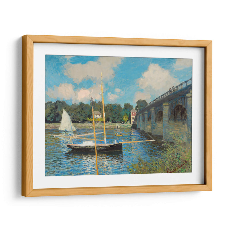 El puente de Argenteuil - Claude Monet | Cuadro decorativo de Canvas Lab