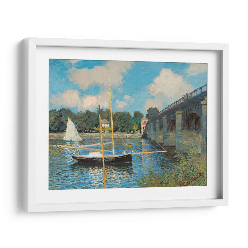 El puente de Argenteuil - Claude Monet | Cuadro decorativo de Canvas Lab