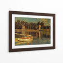 El puente ferroviario de Argenteuil - Claude Monet | Cuadro decorativo de Canvas Lab